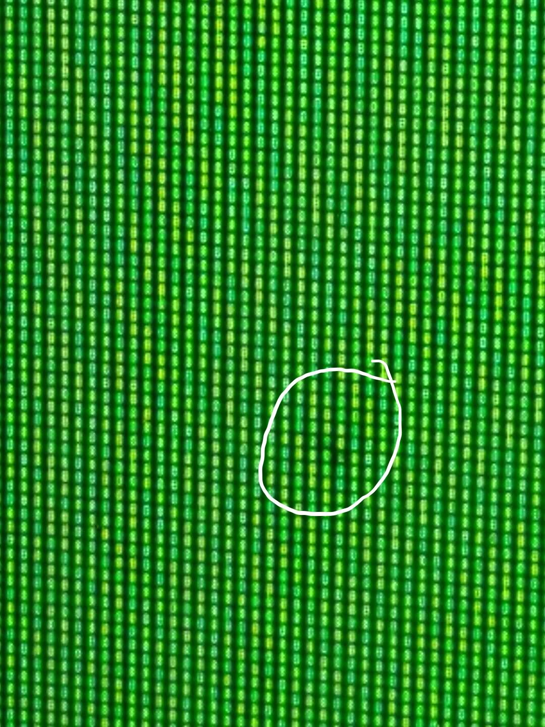 [硬件求助] 大家帮忙看一下屏幕上这个黑点是属于点坏了还是像素点