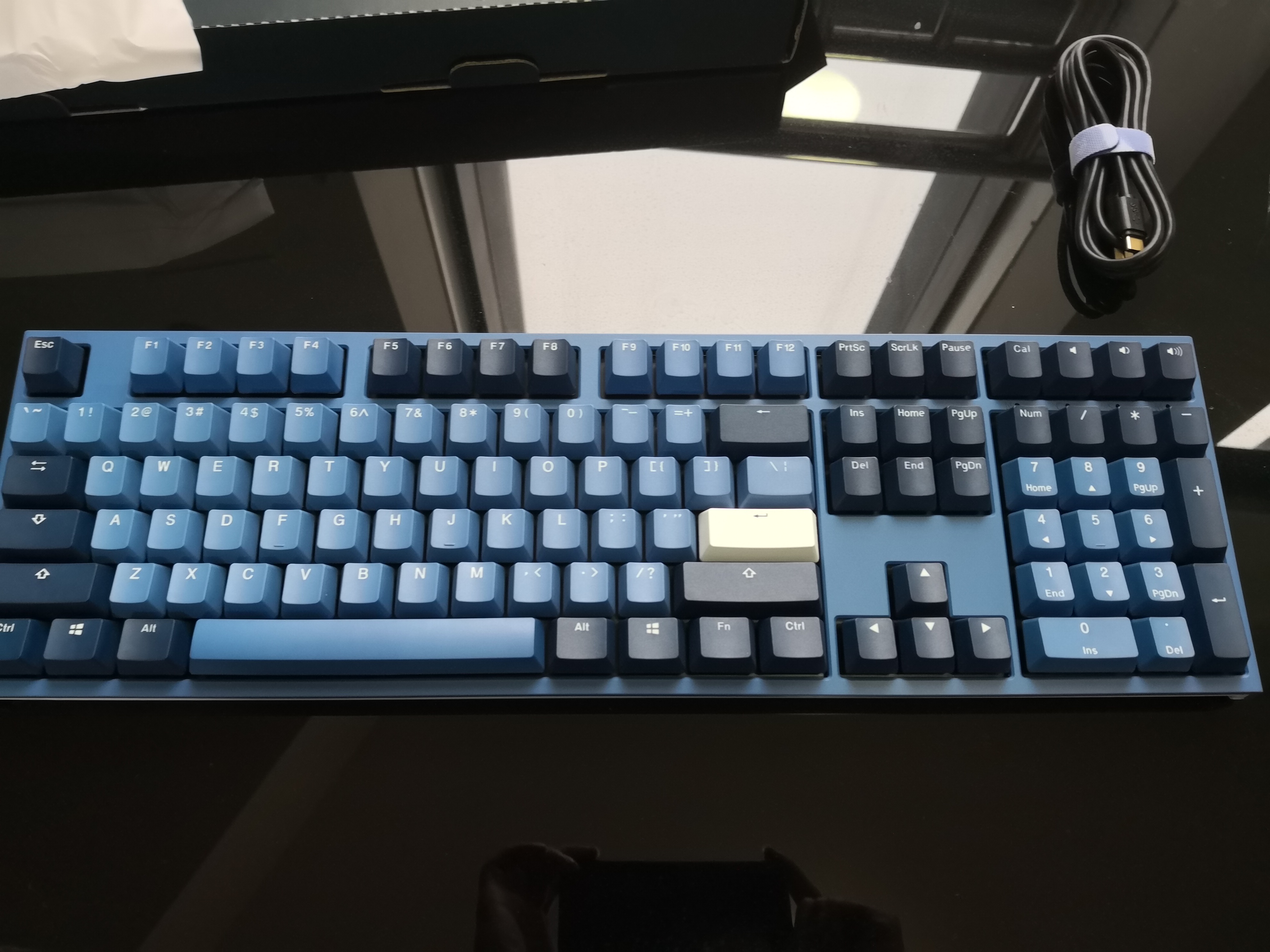 [数码类产品] 发个开箱帖,akko one2海洋之心 机械键盘 10.