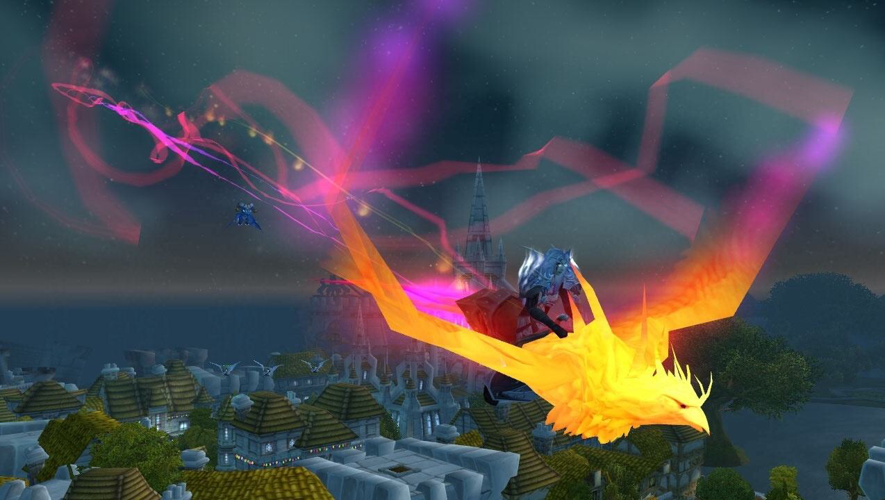 那个挺好看的像凤凰一样的坐骑是什么坐骑?