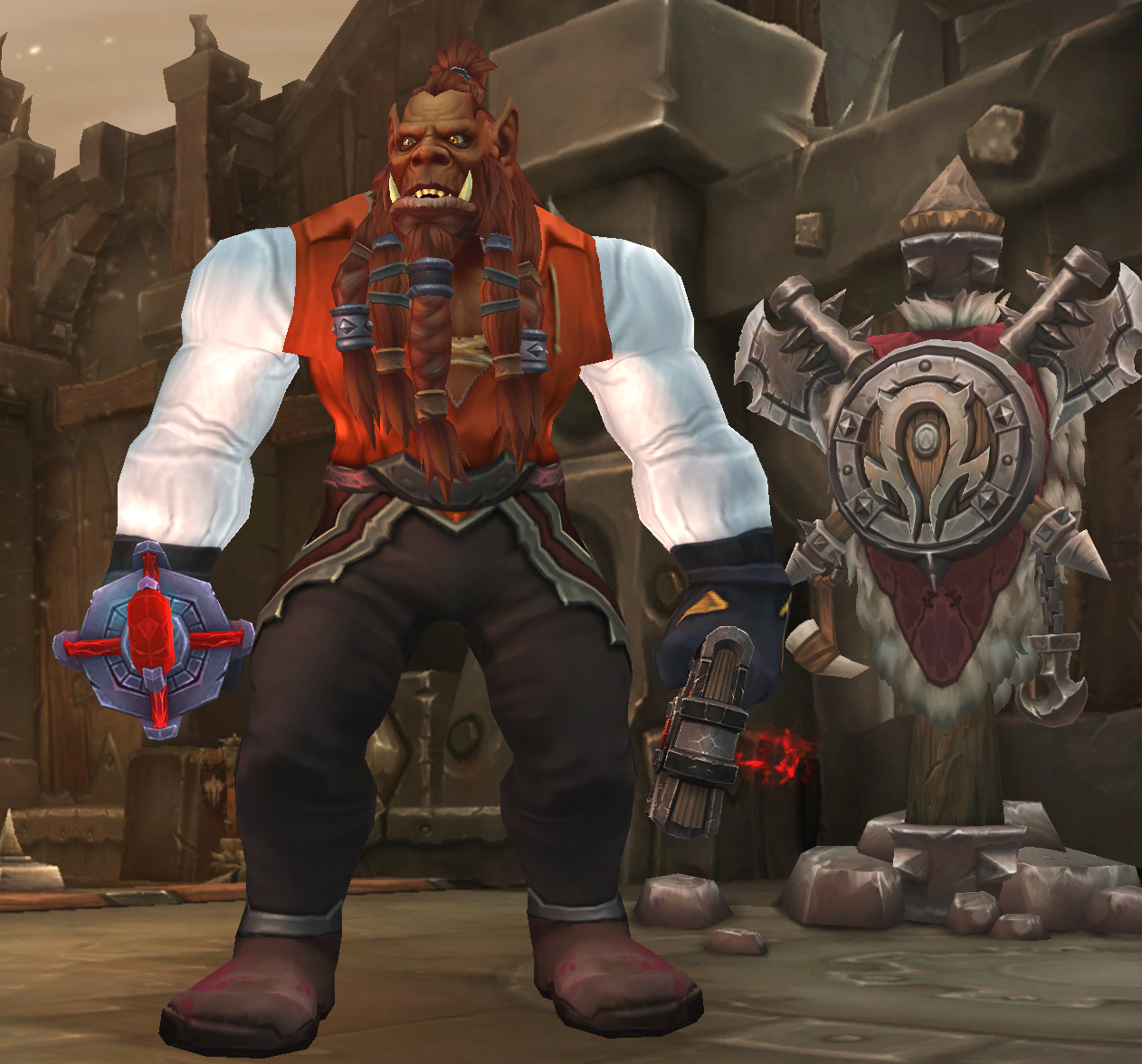 [幻化相关] 兽人男fs的幻化应该很小众了吧