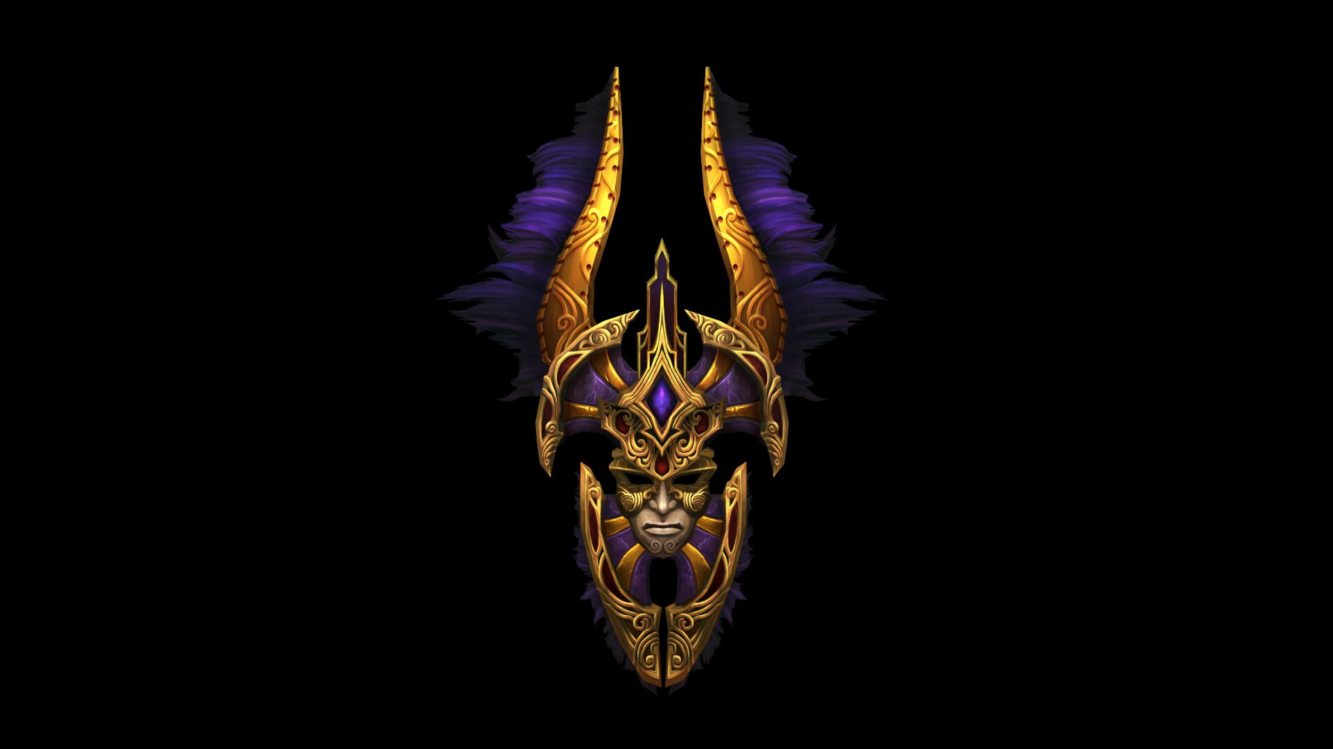 3d模型 继上一个魔兽低模手绘部落战车后的d3巫医面具