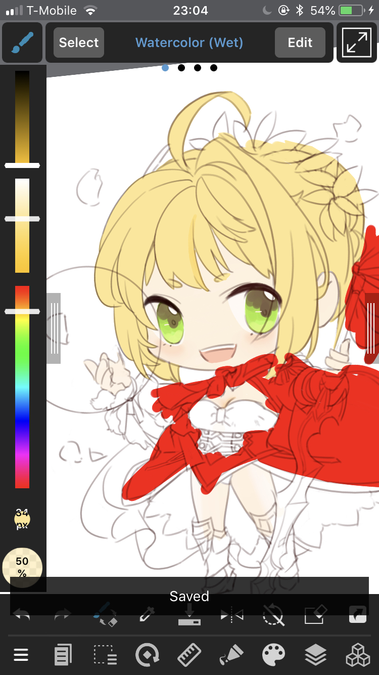 [厨力放出a][画家做成b]给马上到来的尼禄祭画了张q版尼禄,招募能合绘