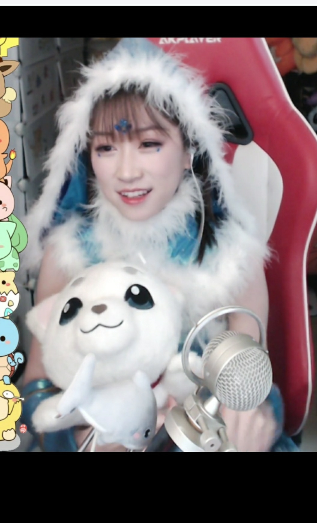 有没有福利我也不知道ams直播一周年在cos冰女