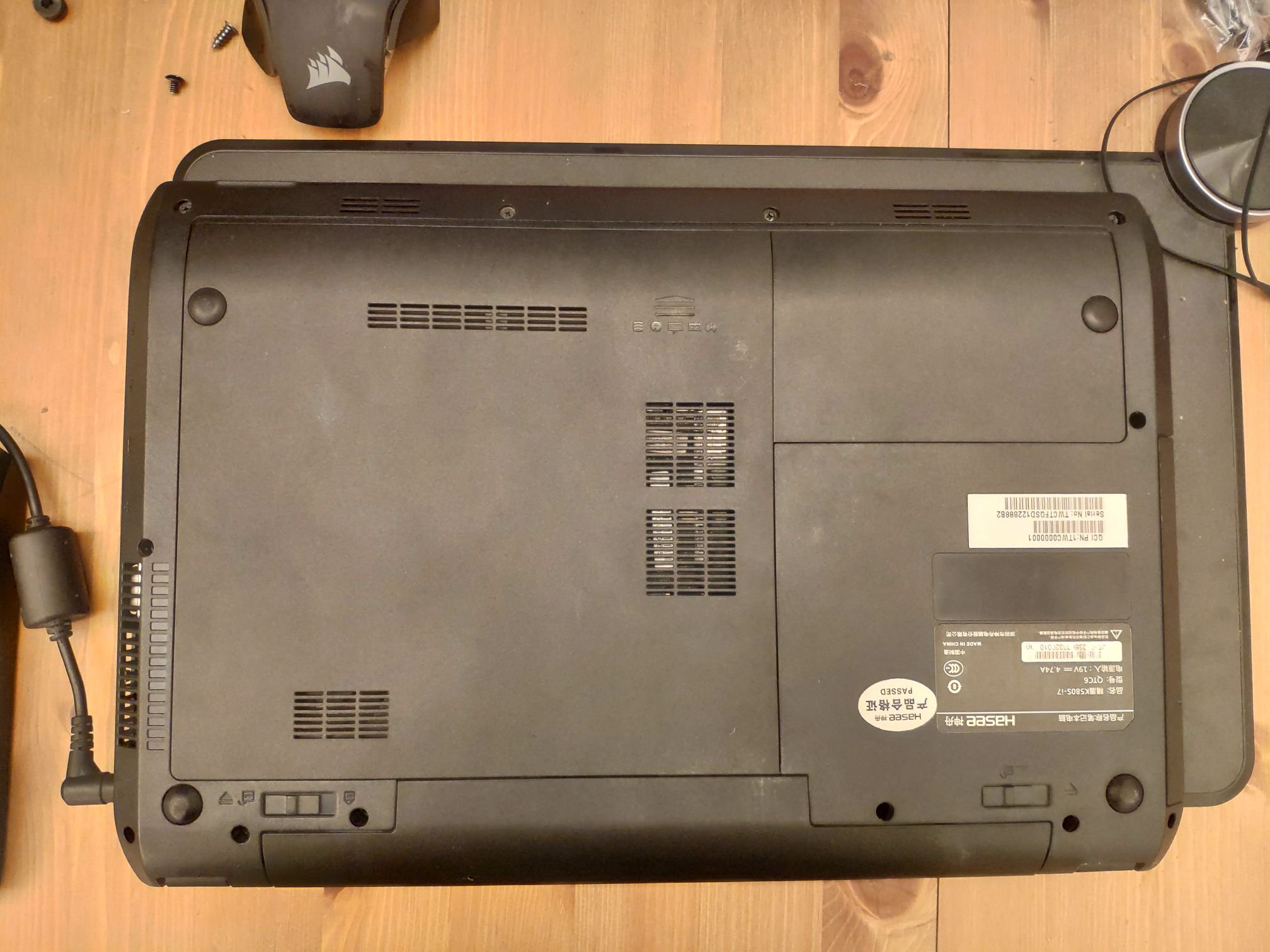 [电脑整机](被鸽,继续出)老笔记本 神舟精盾k580s i7 d0