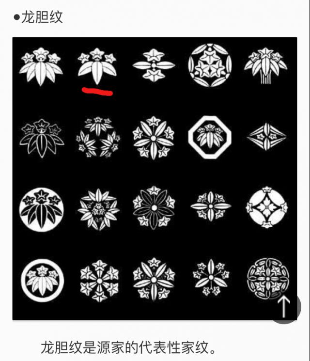 源氏大家族中的分支简单来说就是看建模突然发现 龙胆纹之前找错图了