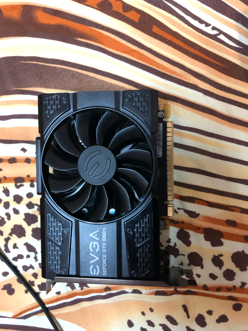 电脑硬件出evga1050tisc单风扇短卡