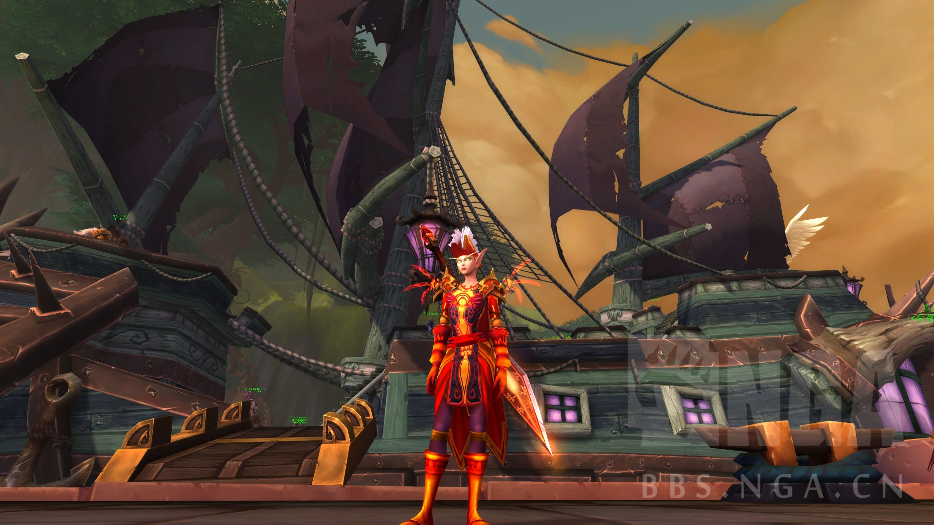 有没有好看的血精灵双手武器幻化.推荐一下