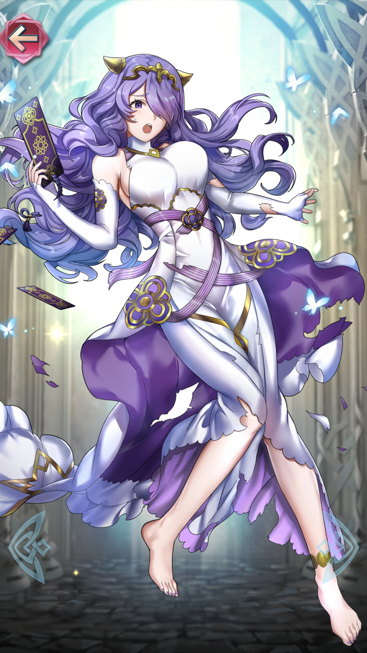 白衣卡米拉的坐骑好帅啊