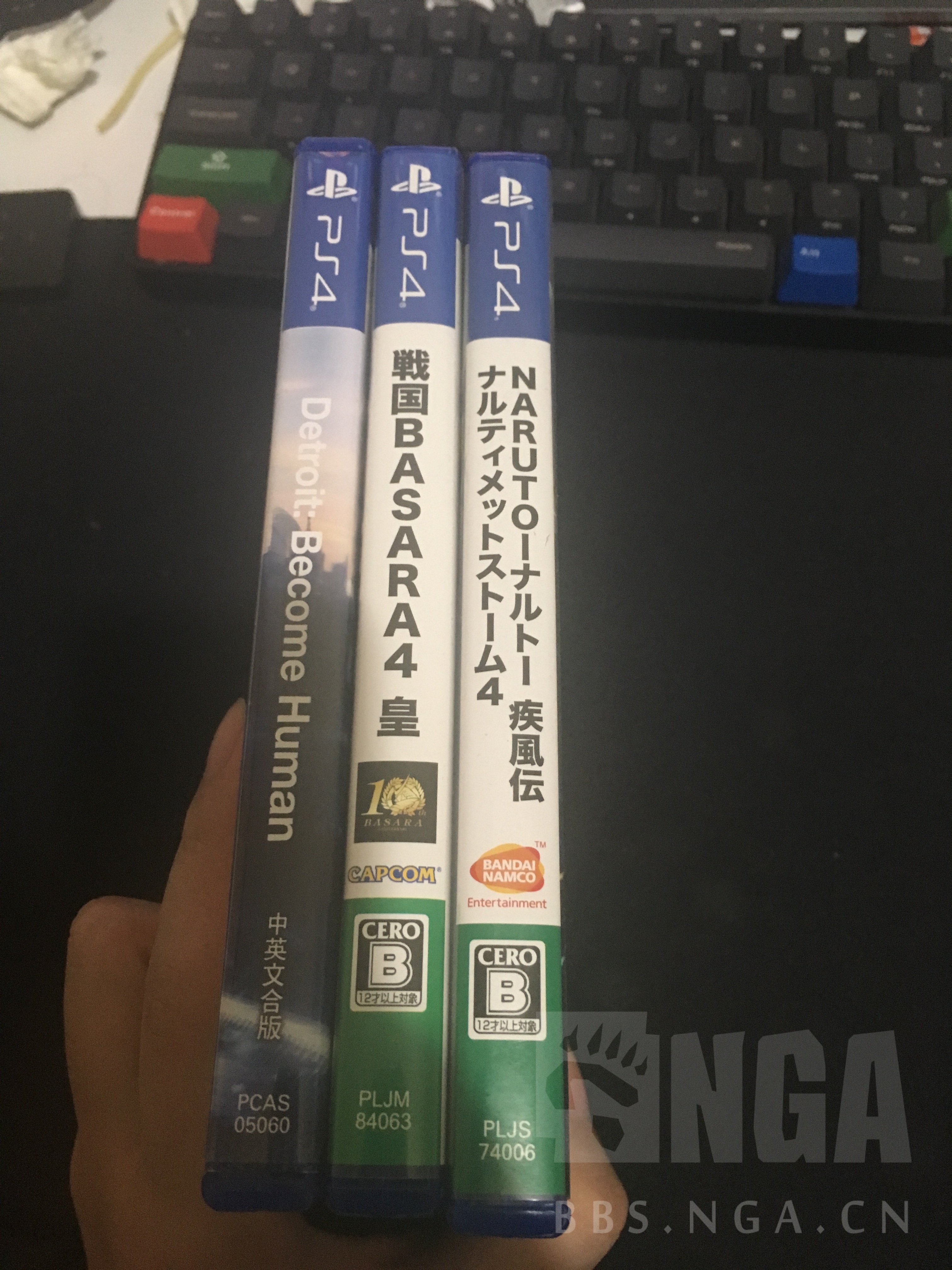 游戏外设 二手游戏 出ps4键鼠hori K1一套 底特律变人 日版火影究极风暴4战国basara4皇nga玩家社区