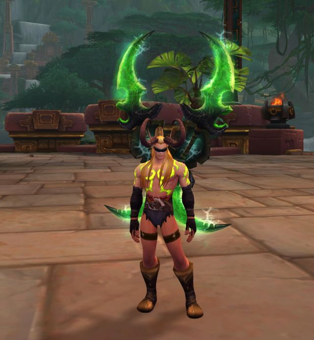 看到大家分享的男血精灵幻化 实在是没忍住转了一波