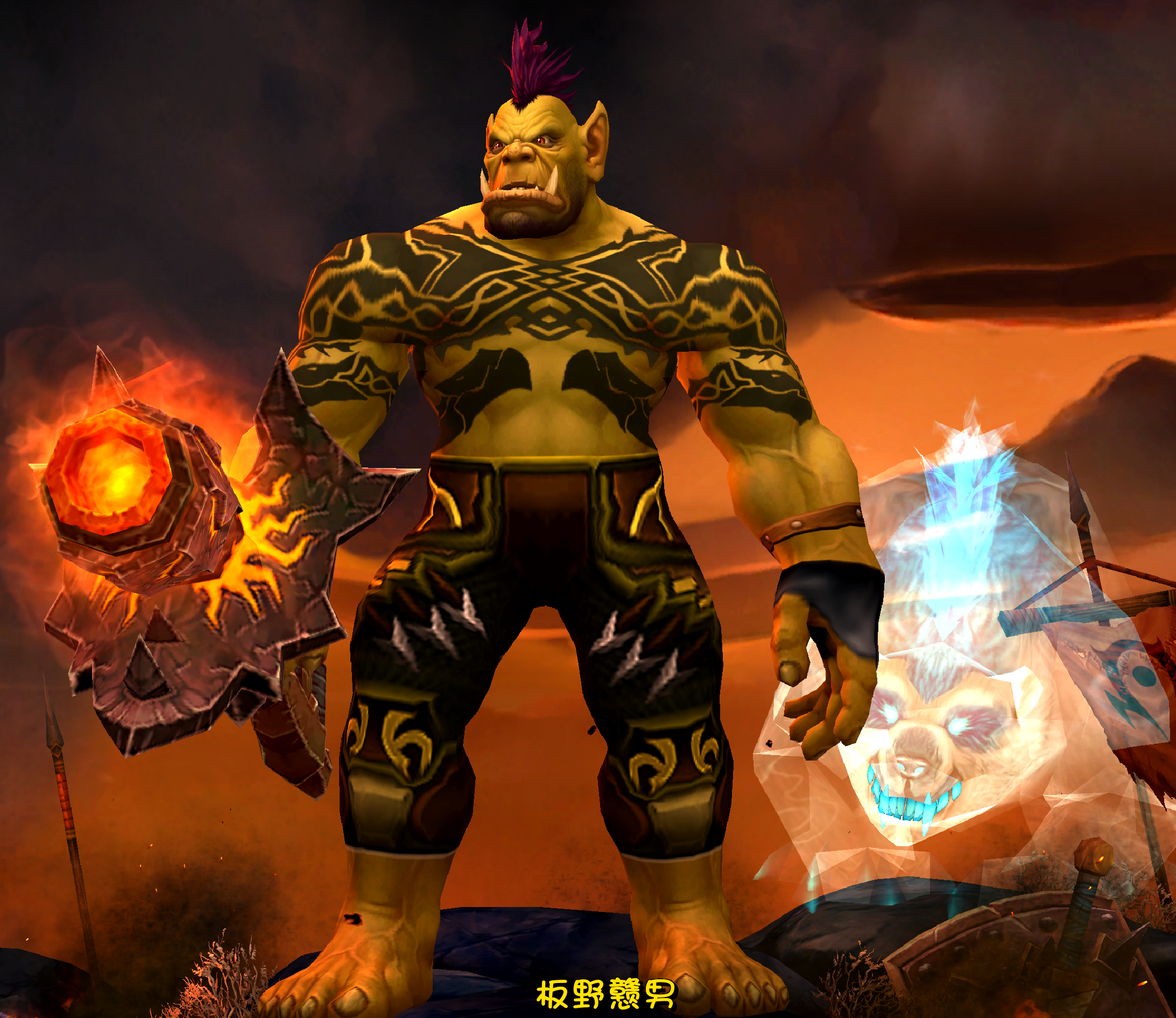 求一个兽人猎人幻化