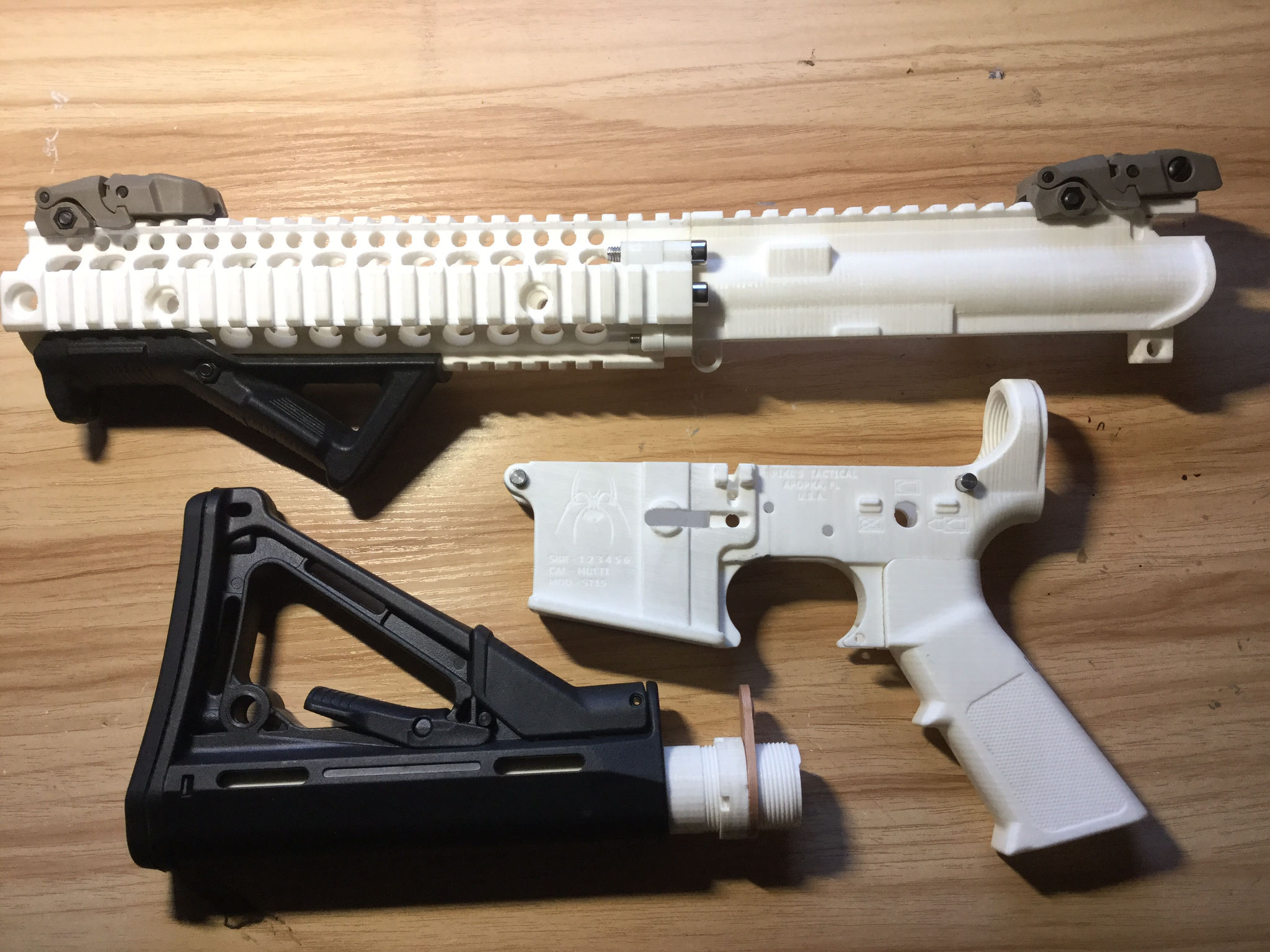 [少前模型][3d打印实体老婆]真 st ar15 贫乳版