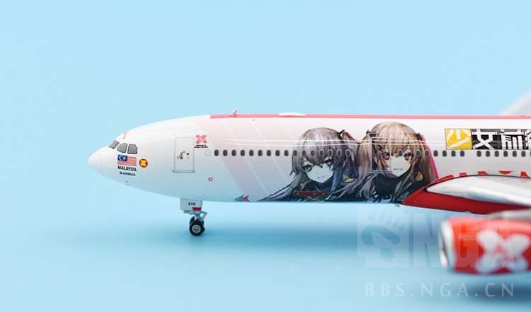 少女前线中韩双语飞机模型