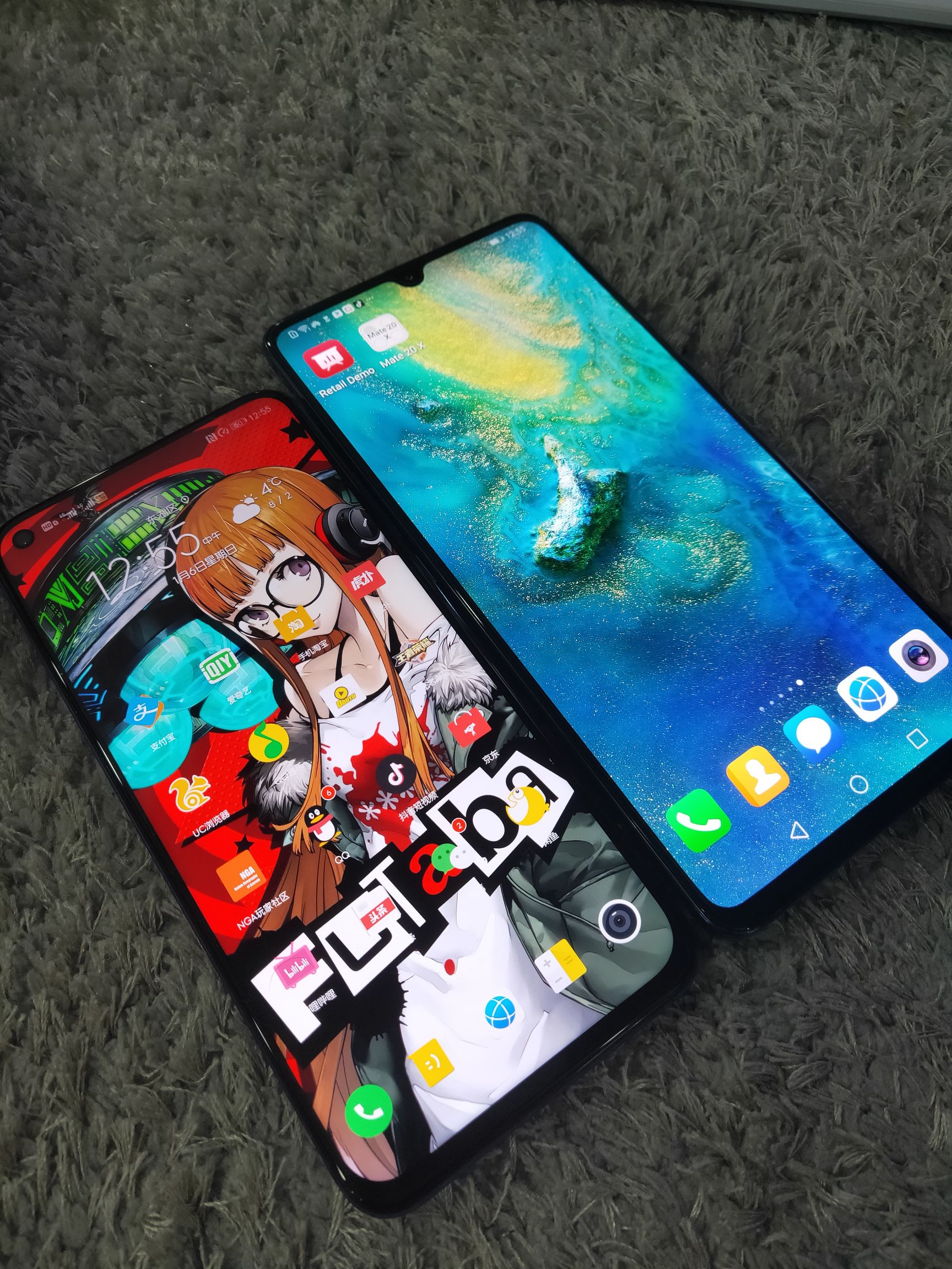 v20和mate20x拍照照片对比