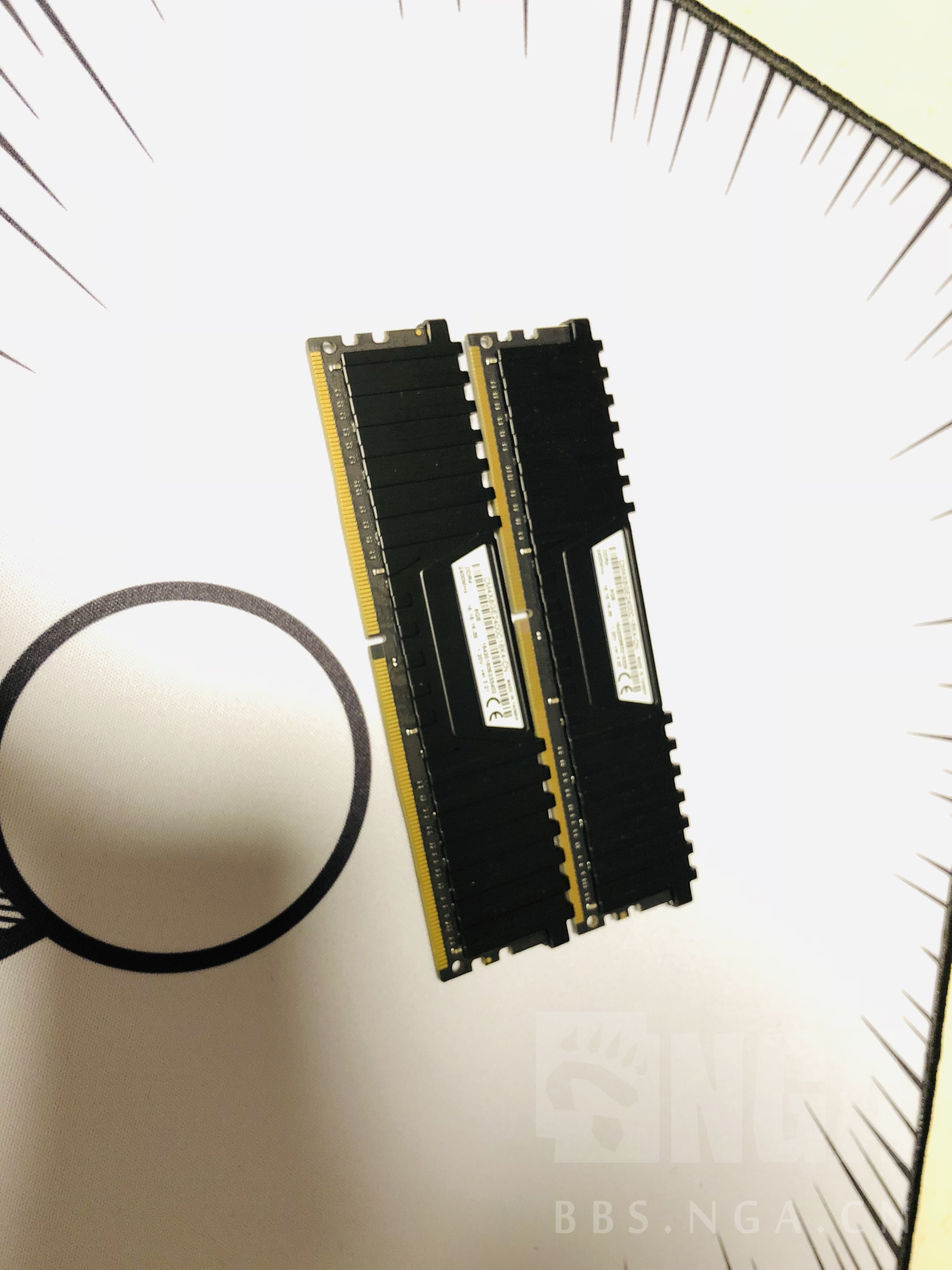 二手闲置 海盗船ddr4 2400/3000 8g内存条若干,300/350.