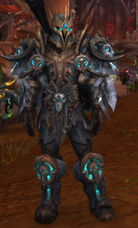 暗夜要塞dk那一套鞋子贴图有明显bug啊