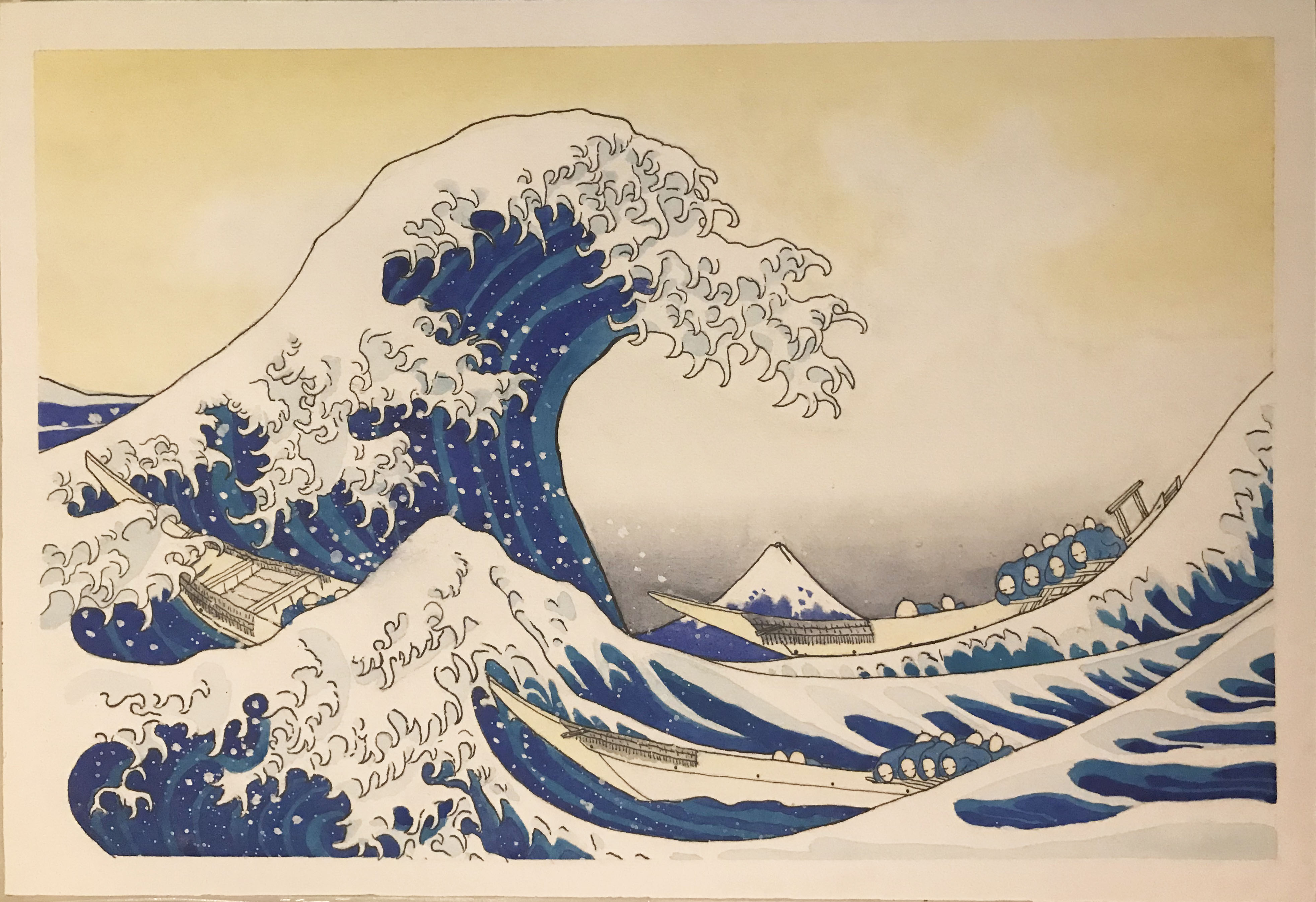 神奈川冲浪里超清壁纸图片