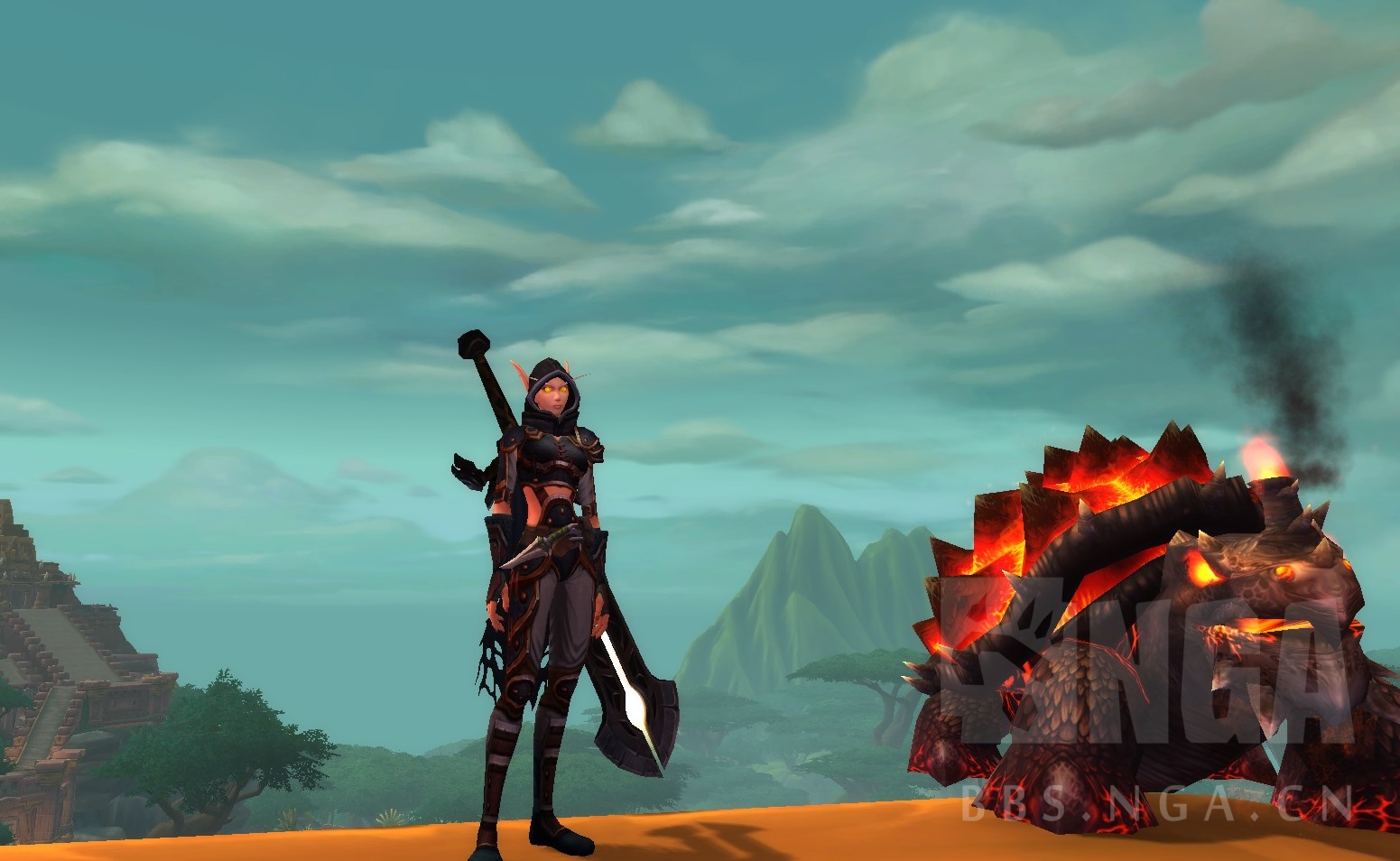 黑暗游侠 北境大剑搭配 附带一些其他幻化 随便看吧