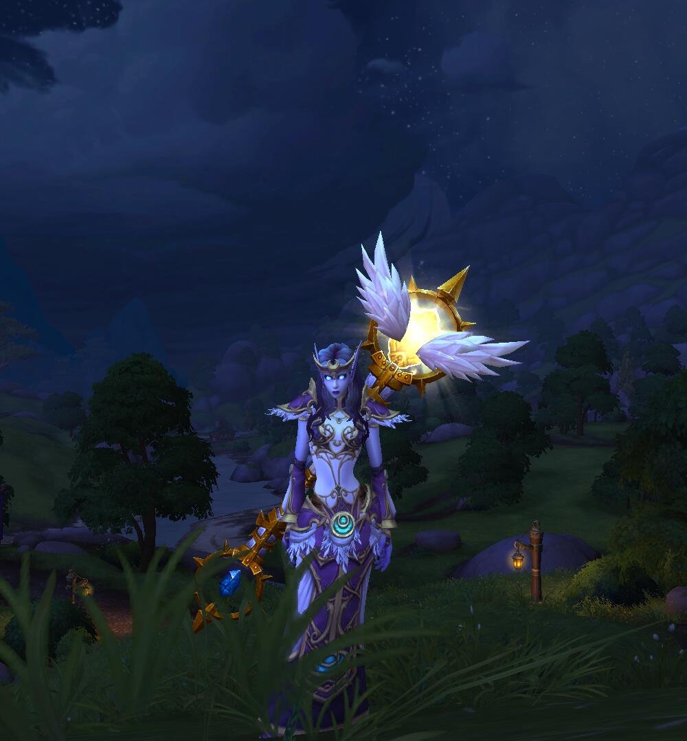 我要练个虚空精灵牧师!