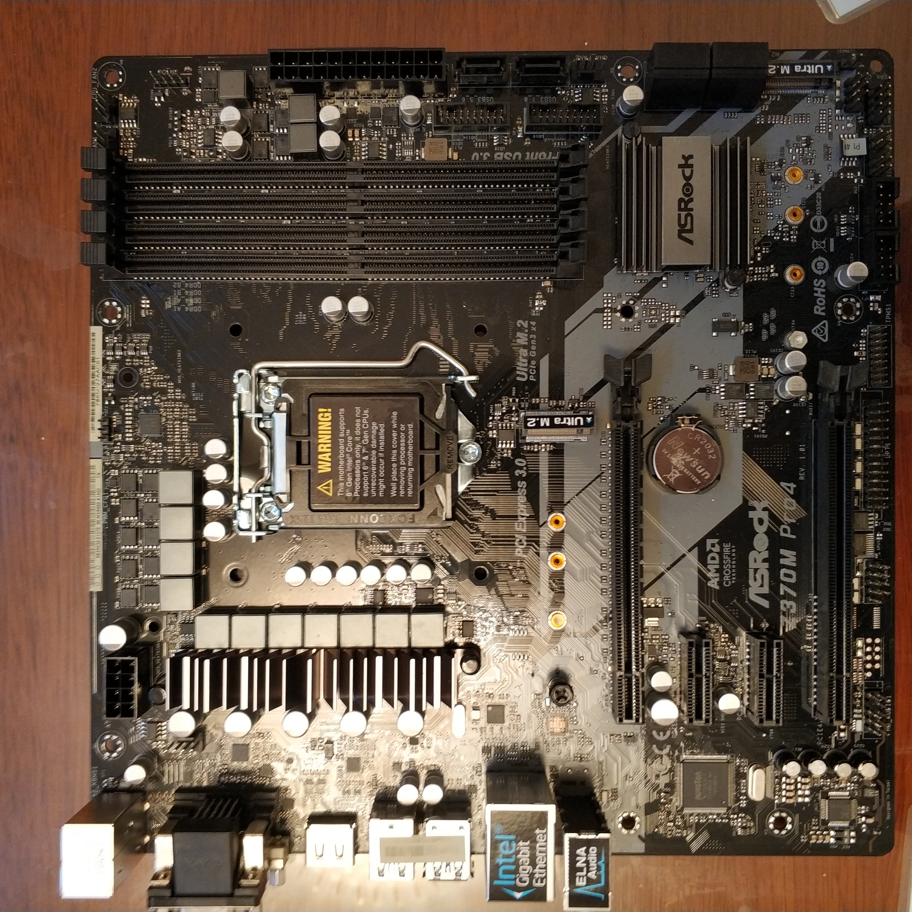 电脑硬件华擎z370mpro4主板暂出