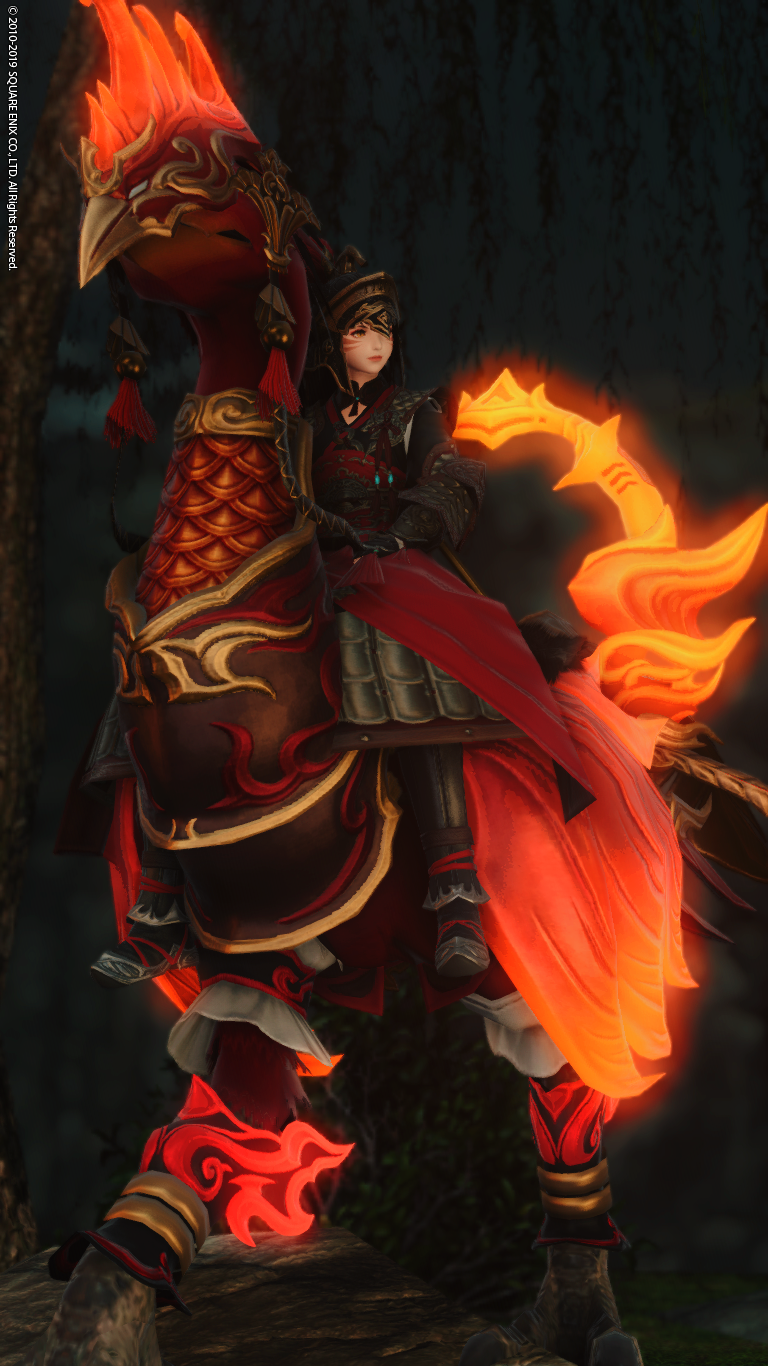 [破事水]每一只红色陆行鸟都应该有一副自己的朱雀鸟甲!