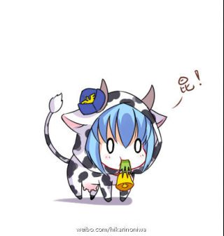 需要奶牛昆西图片当微信头像