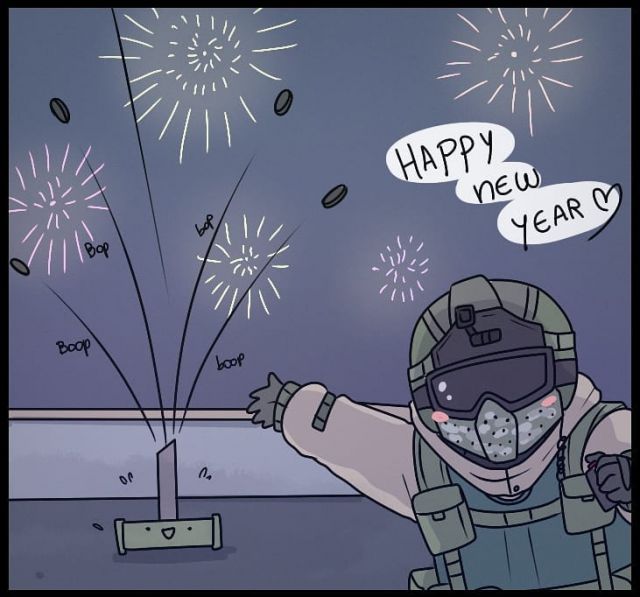 我fuze提前祝各位干员新年快乐,咚咚咚