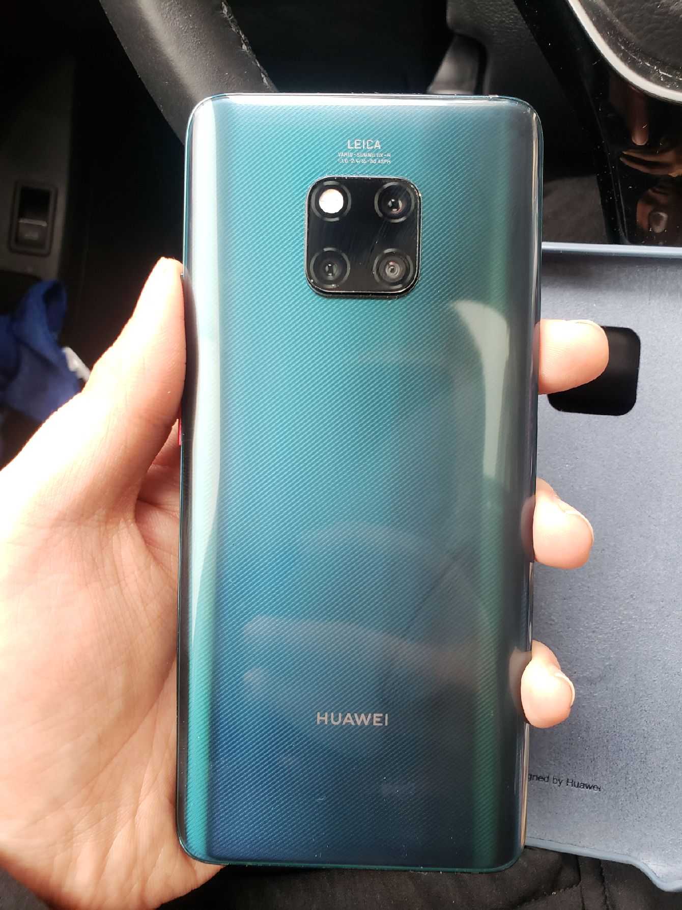 手机平板出一台华为mate20pro6128翡翠冷色