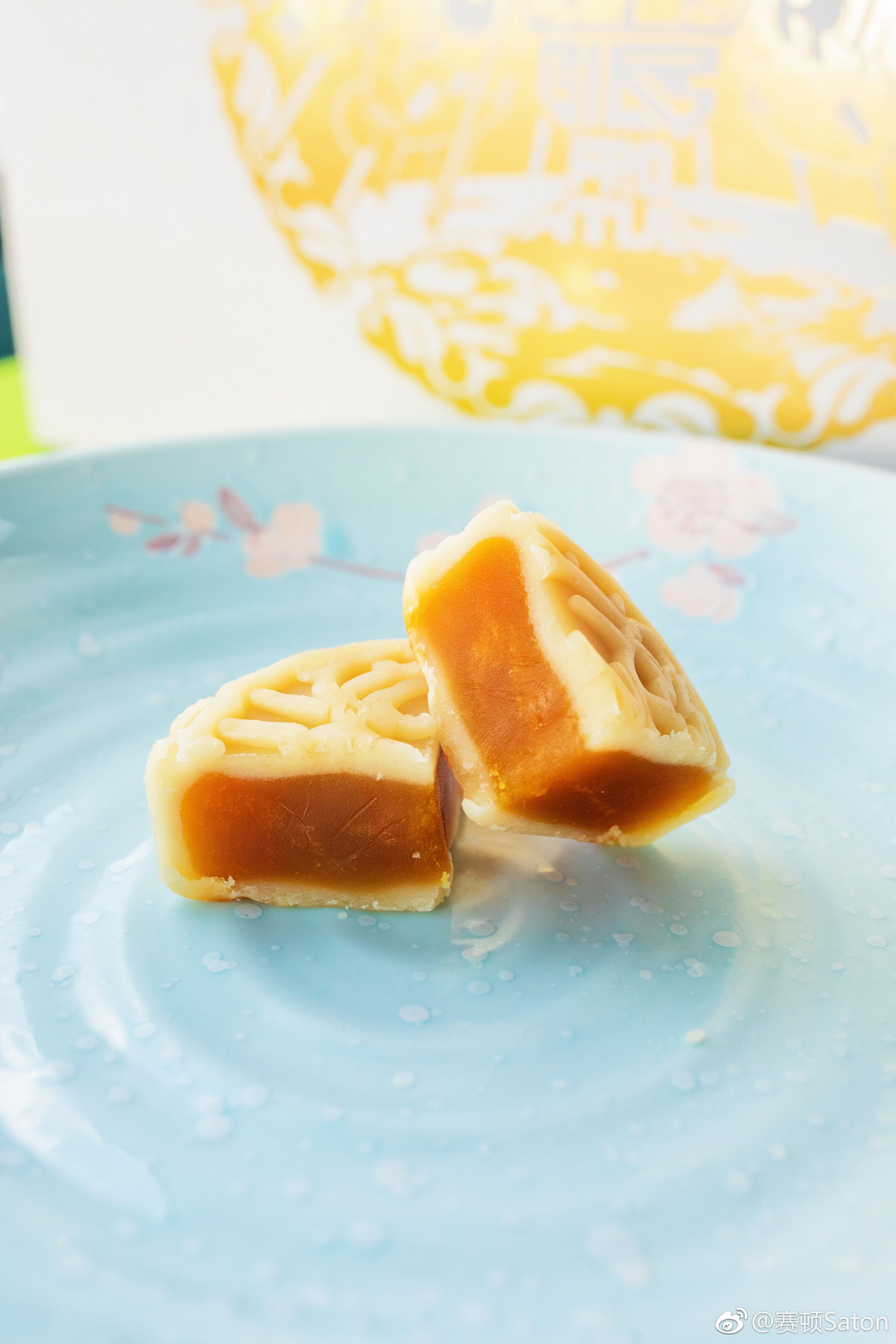微博拌匀实名柠檬精少前主题中秋月饼