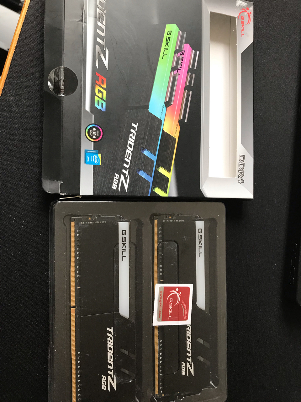 电脑硬件出芝奇c14幻光戟一对82连号已自刀交易中