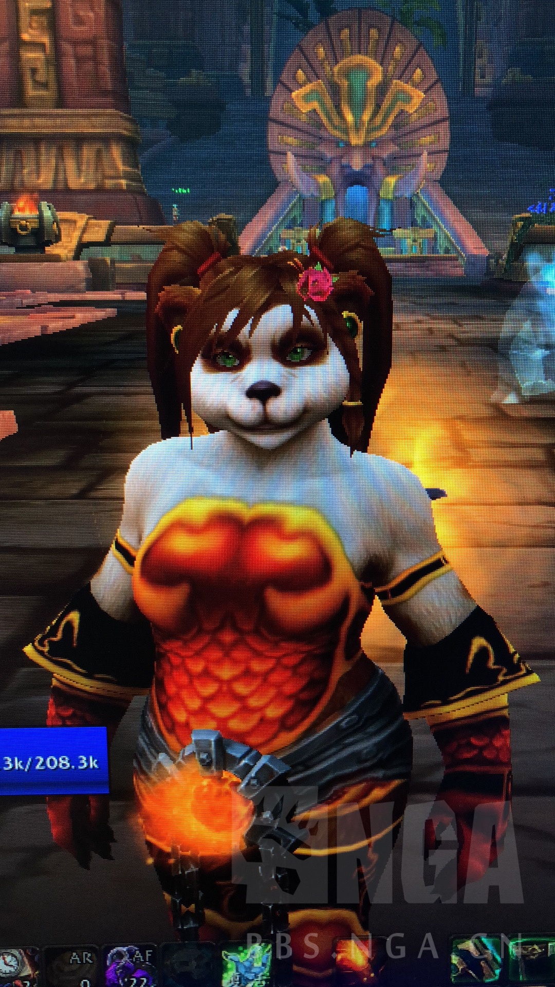 [屁大点图也要发nga] 你们都说熊猫人是幻化黑洞,难道我的熊猫人不