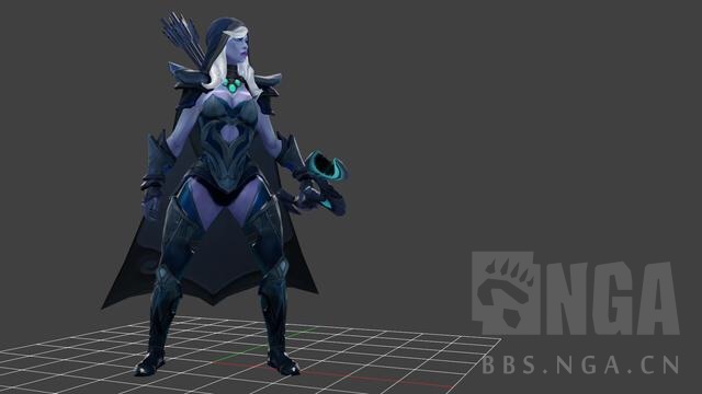 纯吐槽小黑这是从卓尔精灵重做成暗夜精灵了