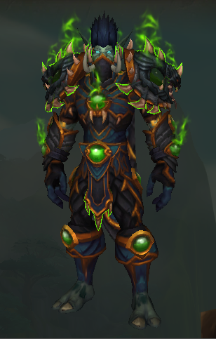 [幻化] 邪能[赞达拉巨魔盗贼]终极幻化(更新黄金幻化以及其他种族试穿