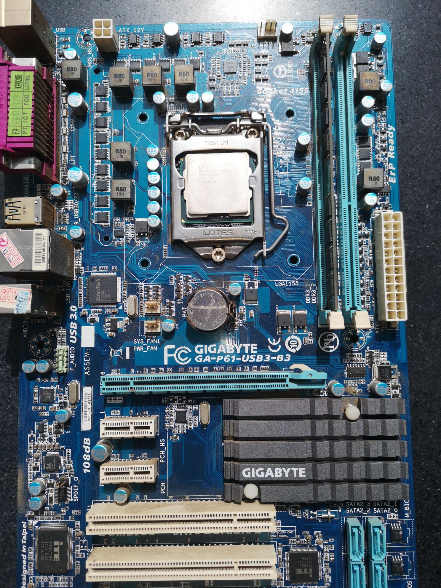 出i5-2320 技嘉p61板u套 金士顿ddr3 1600 8g , 二手交易论坛 [f48]]