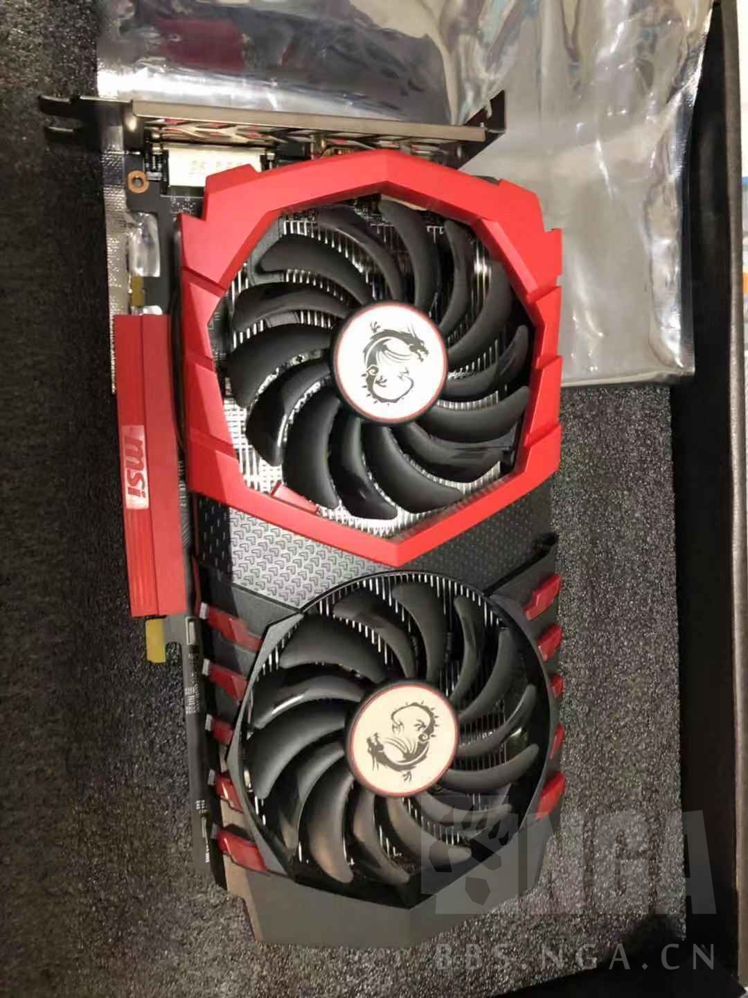 [已出] [电脑硬件] 微星1050ti 4g红龙 650包邮