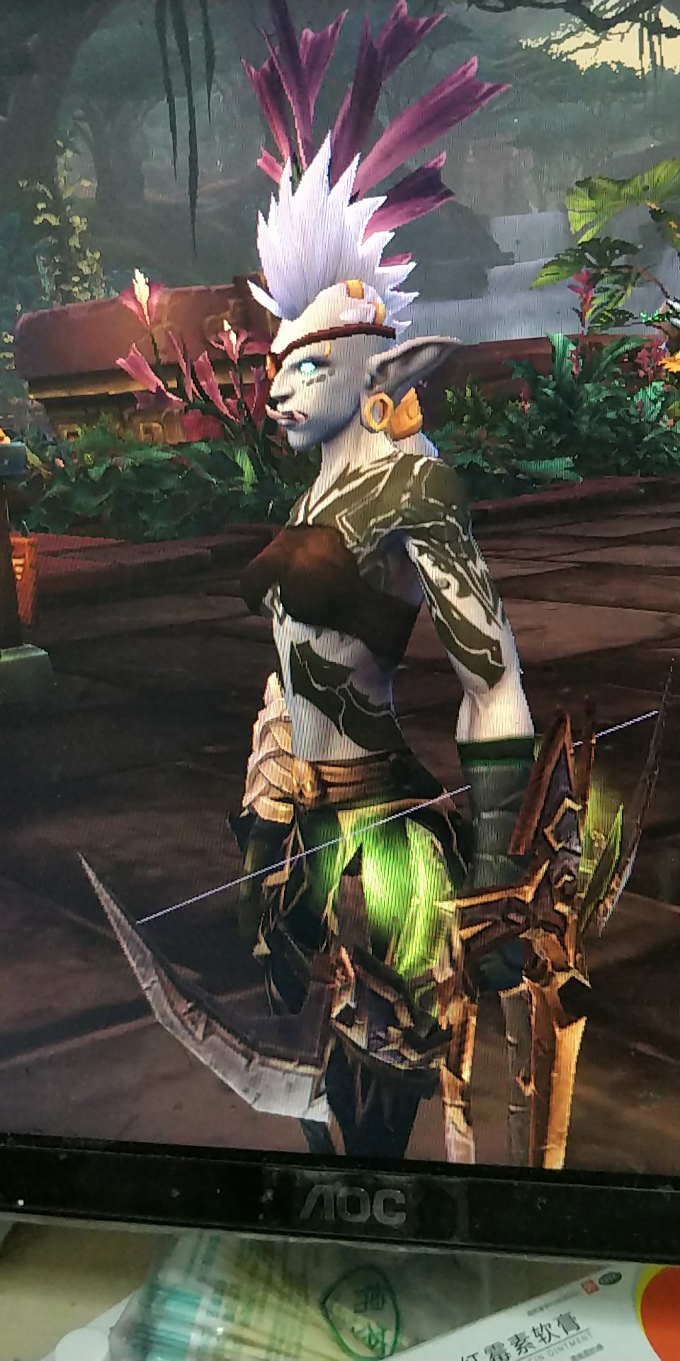 [锁甲] 这几套血精灵猎人幻化留个纪念吧.已转赞达拉巨魔 这发型真帅