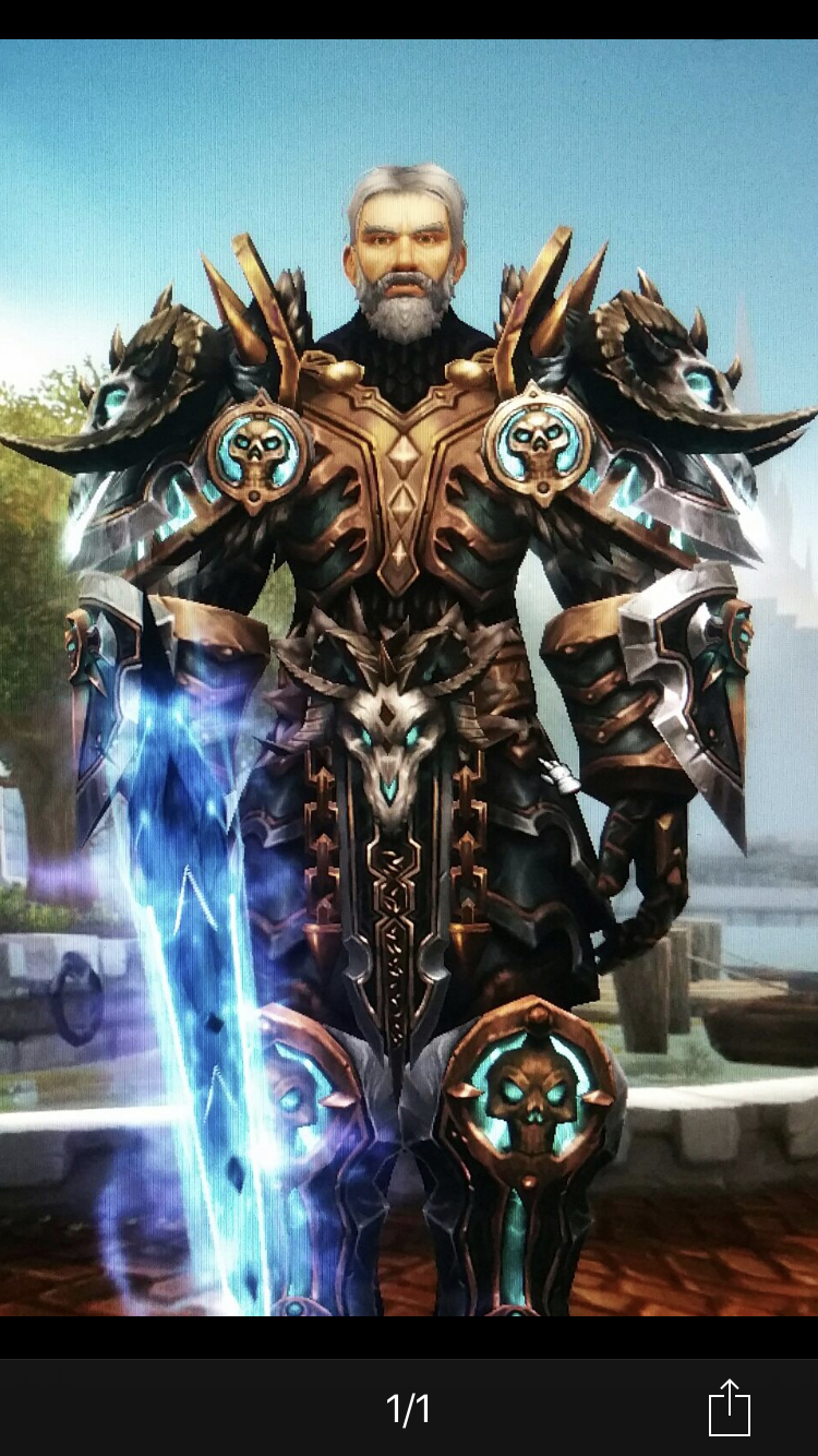 萌新亡灵狂暴战的一套幻化