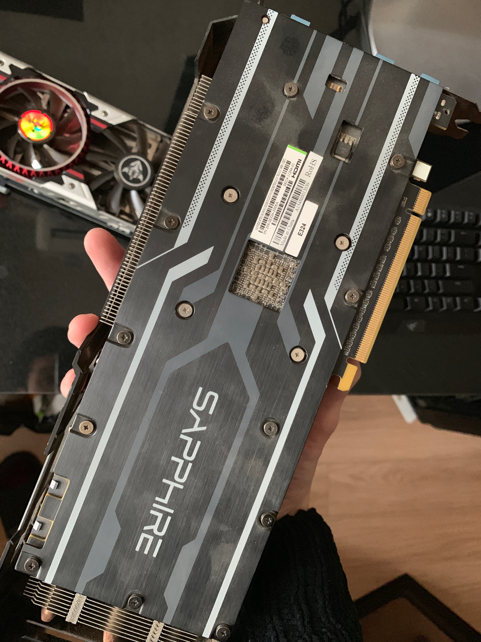 电脑硬件蓝宝石r9390显卡8g超白金