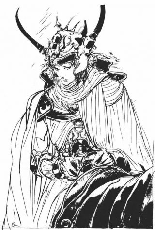 [微博搬运][多图无折叠]天野喜孝联动fgo的新画作