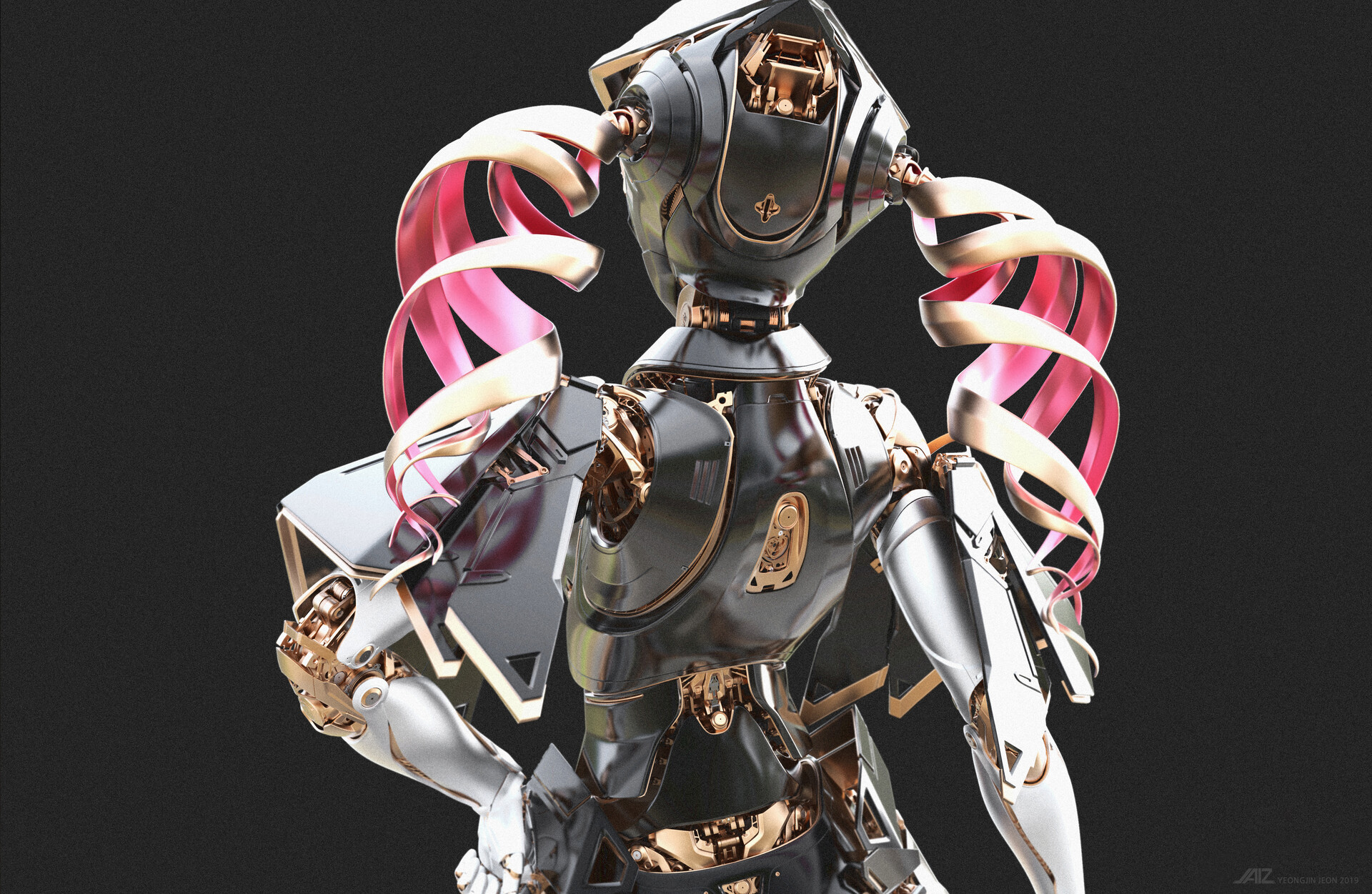 [福利] 这个机械女孩,上班了