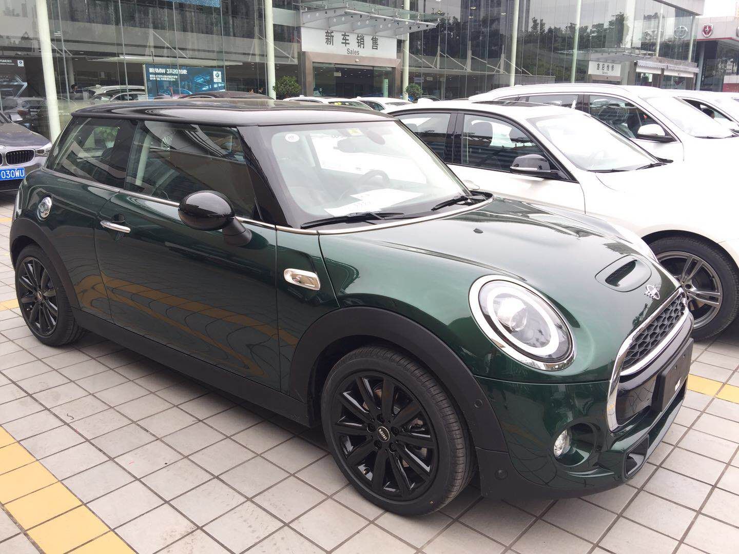 汽车俱乐部 mini cooper s英伦绿极简提车作业防一二三四五六七血