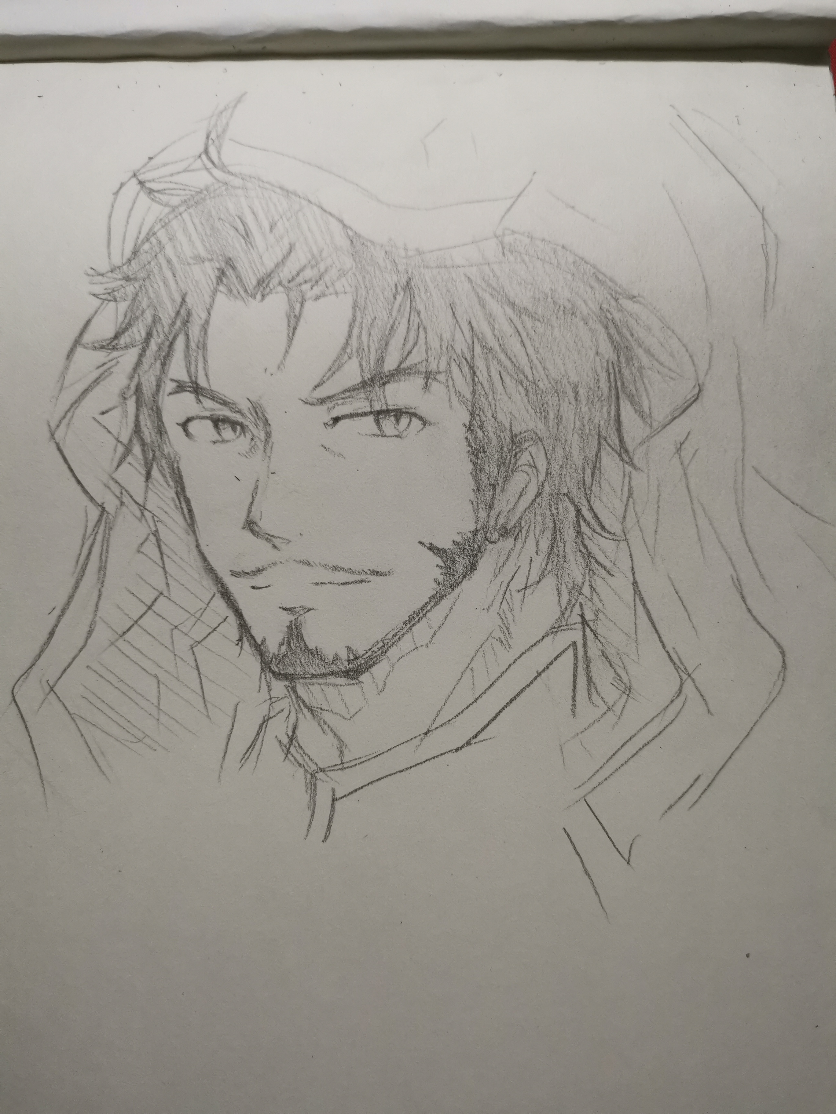 随手摸鱼所以说纳杰夫兜帽下是什么样的呢