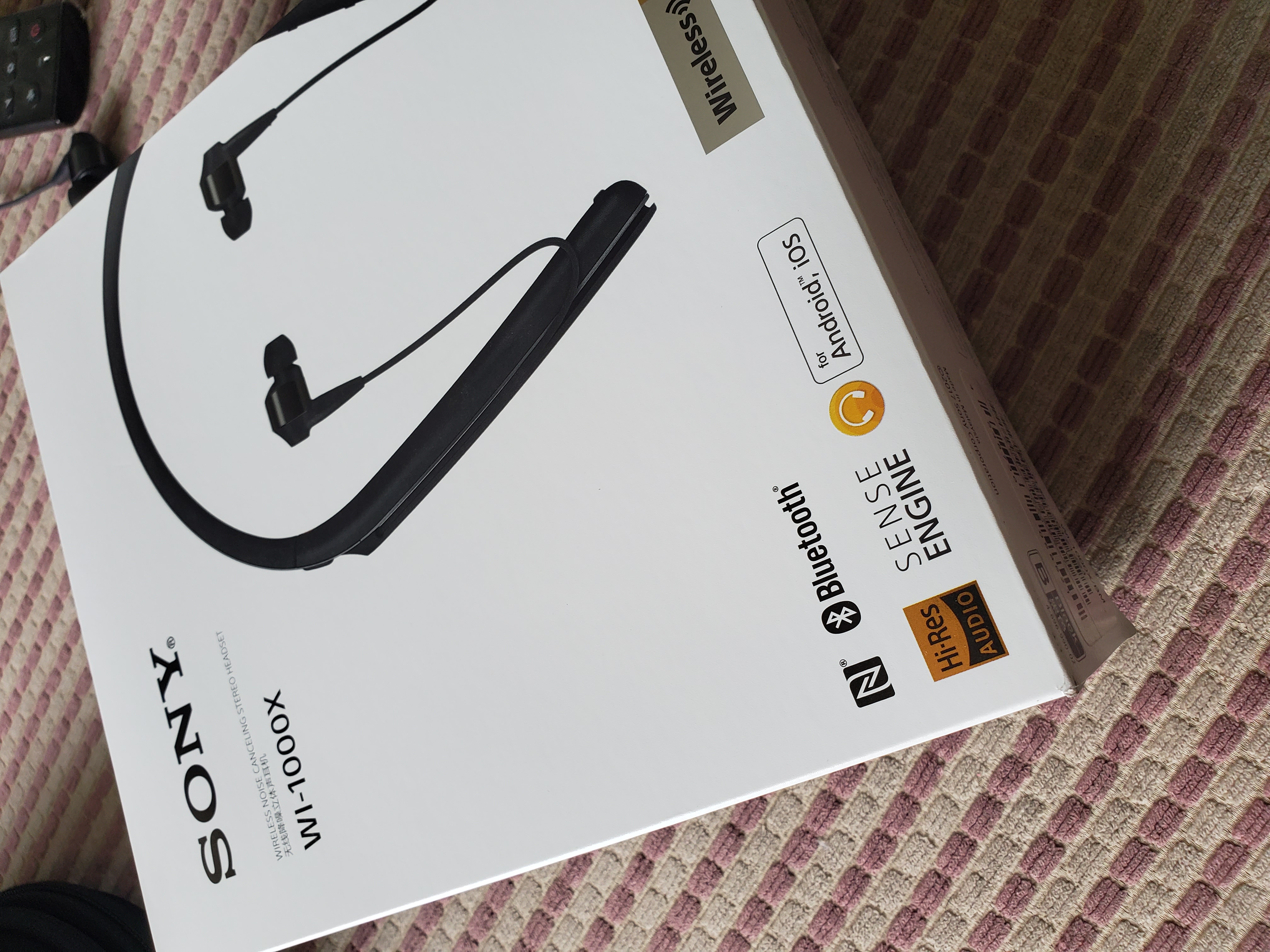 耳机音响出正品国行黑色索尼wi1000x无线蓝牙降噪耳机已出