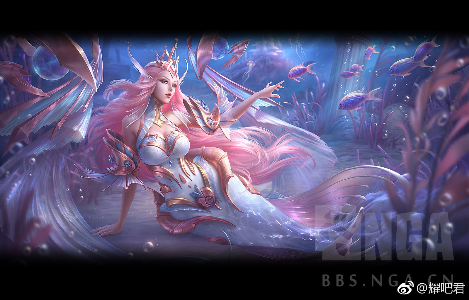 搬运武则天海洋之心星元皮肤最终版