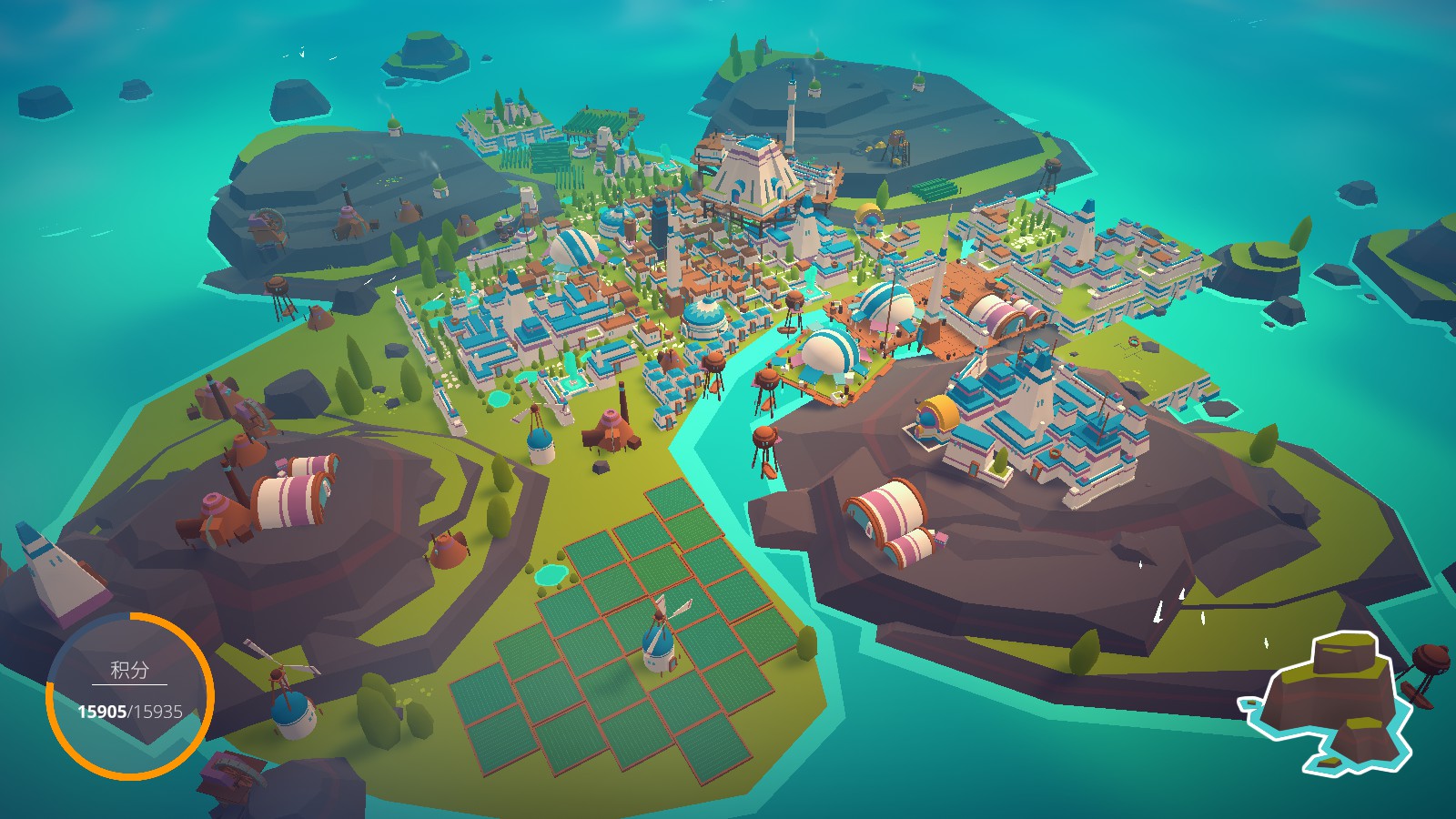推荐个steam上的小游戏islanders感觉画风简单游戏也挺休闲的