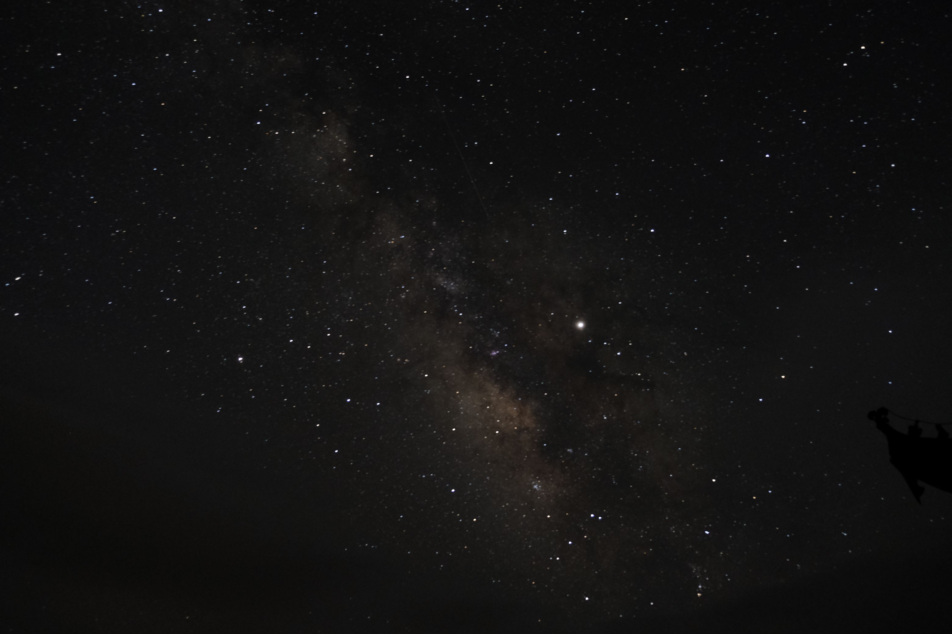 黑马河的星空图片