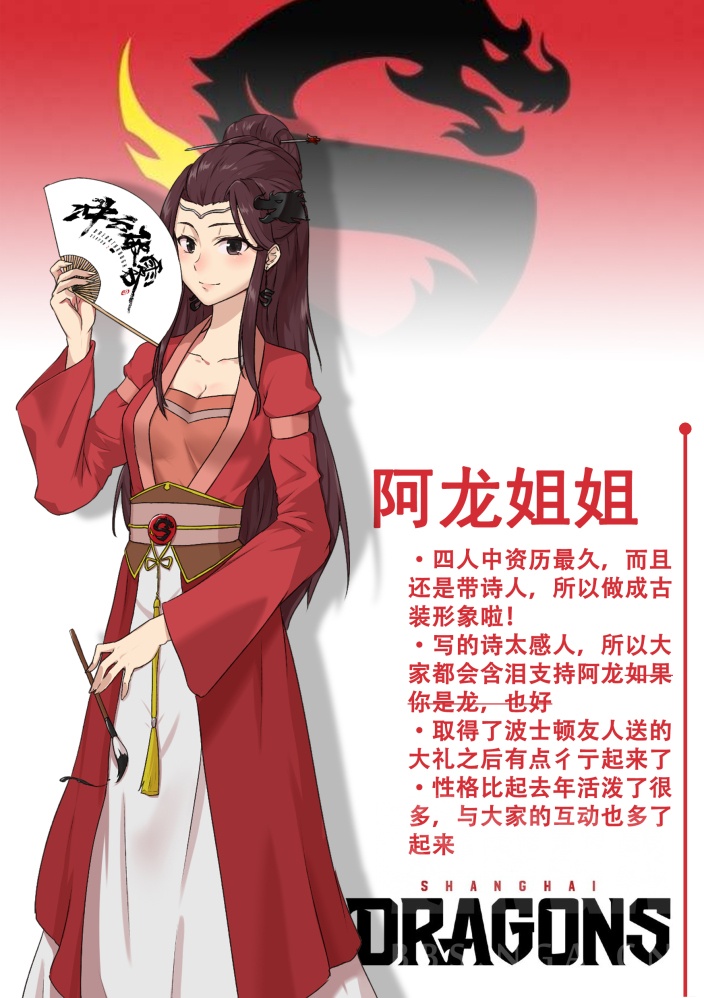 守望先锋守望先锋联赛战队看板娘命题绘四支中国战队娘化拟人xdd