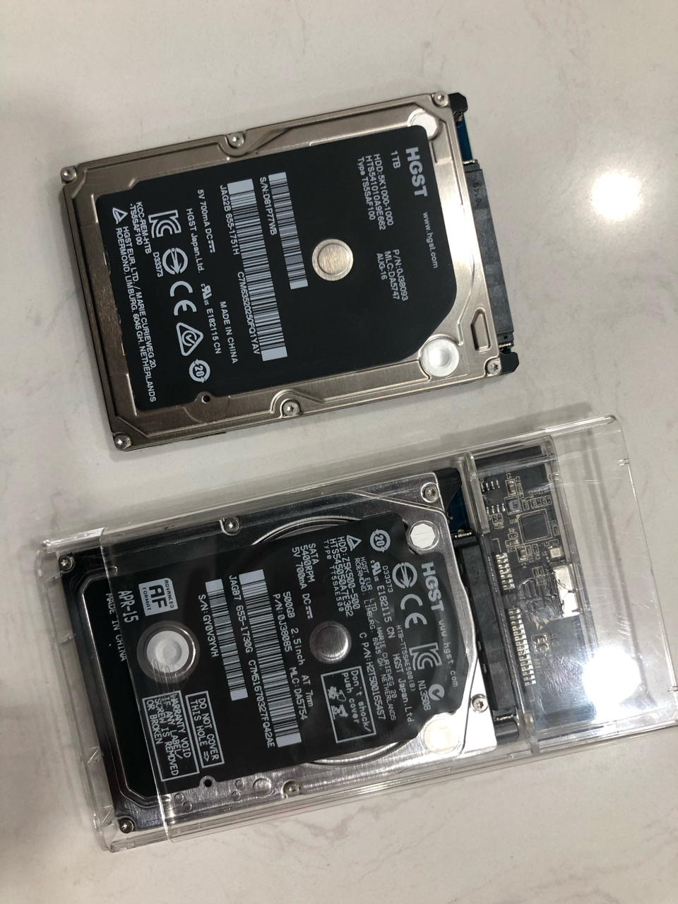 电脑硬件25寸日立机械硬盘2