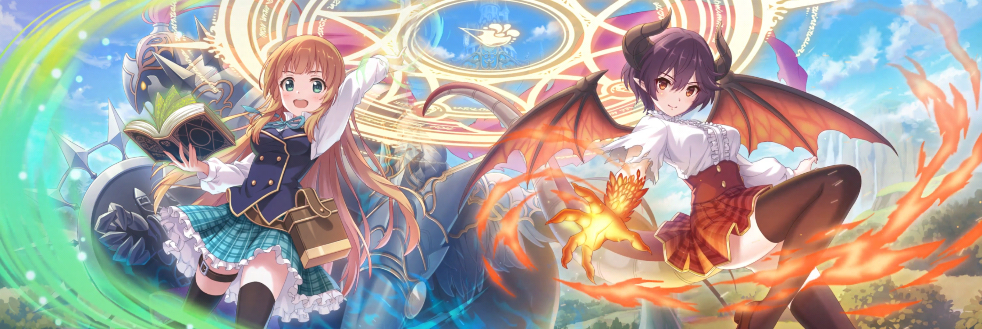 粗略拼了一下龙姬和安的立绘