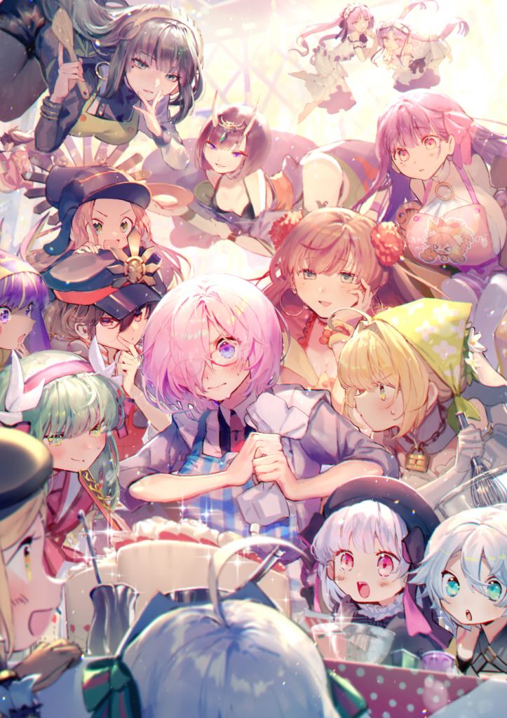 提问求助求一些fgo全家福的高清大图做壁画用